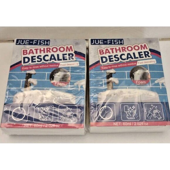 2 Pack 60ml Bathroom Descaler Spray Bathroom Stubborn Stains Cleaner Jue… - Picture 1 of 5